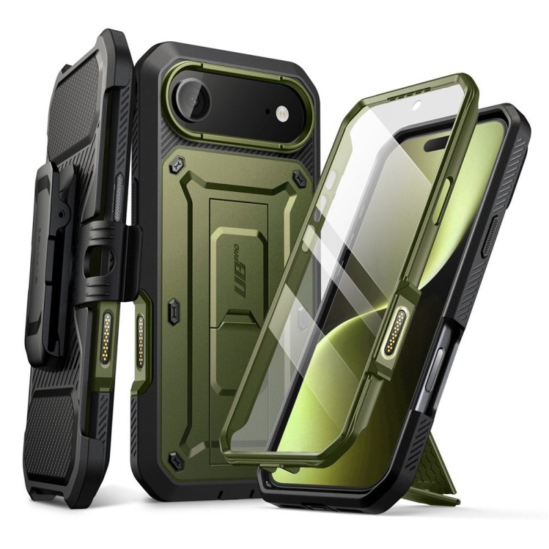SUPCASE Unicorn Beetle Pro за iPhone Air – Guldān (черен/златист) - 843439159327