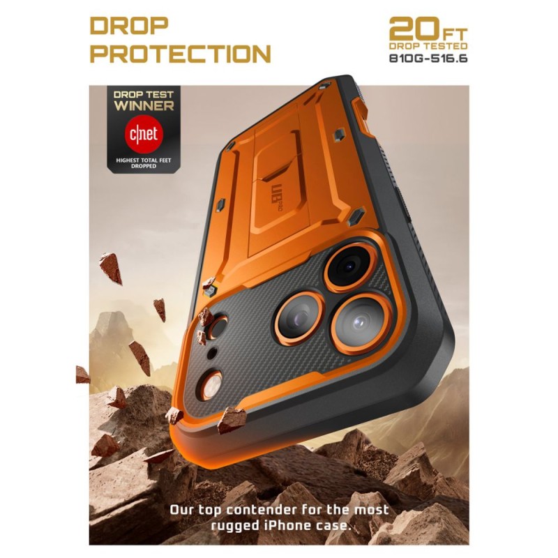 SUPCASE UNICORN BEETLE PRO за iPhone 17 Pro Max Coral - SUPCASE UNICORN BEETLE PRO за iPhone 17 Pro Max Coral - 843439159846
