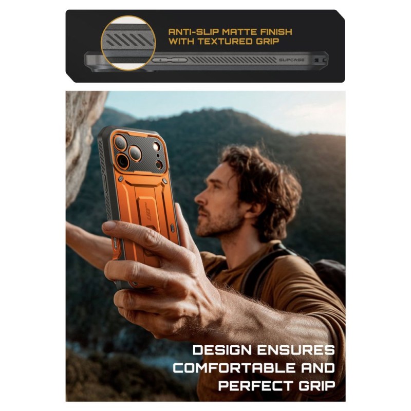 SUPCASE UNICORN BEETLE PRO за iPhone 17 Pro Max Coral - SUPCASE UNICORN BEETLE PRO за iPhone 17 Pro Max Coral - 843439159846