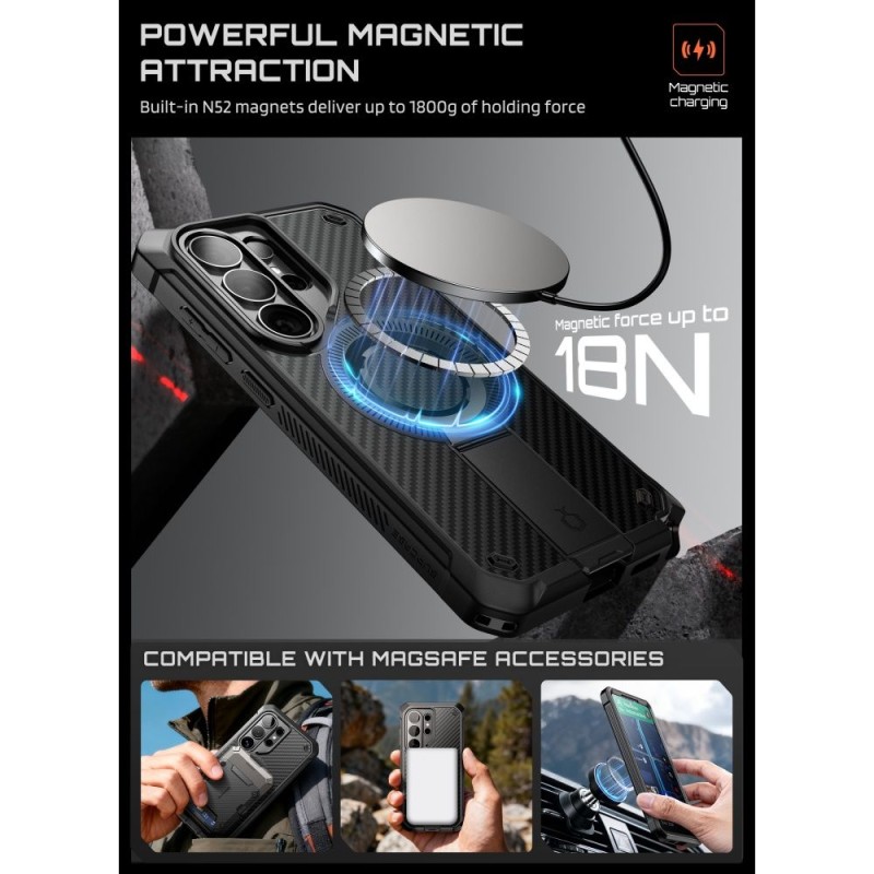SUPCASE UNICORN BEETLE PRO MagSafe 2-SET за Samsung Galaxy S26 Ultra ARAMID - SUPCASE UNICORN BEETLE PRO MagSafe 2-SET за Samsung Galaxy S26 Ultra ARAMID - 843439160774