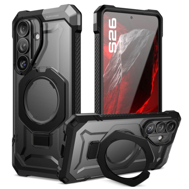 SUPCASE UB GRIP MAG MagSafe – ПАНЦЕРНО ХИБРИДНО КАЛЪФЧЕ за Samsung Galaxy S26 (BLACK) - SUPCASE UB GRIP MAG MagSafe – ПАНЦЕРНО ХИБРИДНО КАЛЪФЧЕ за Samsung Galaxy S26 (BLACK) - 843439160828