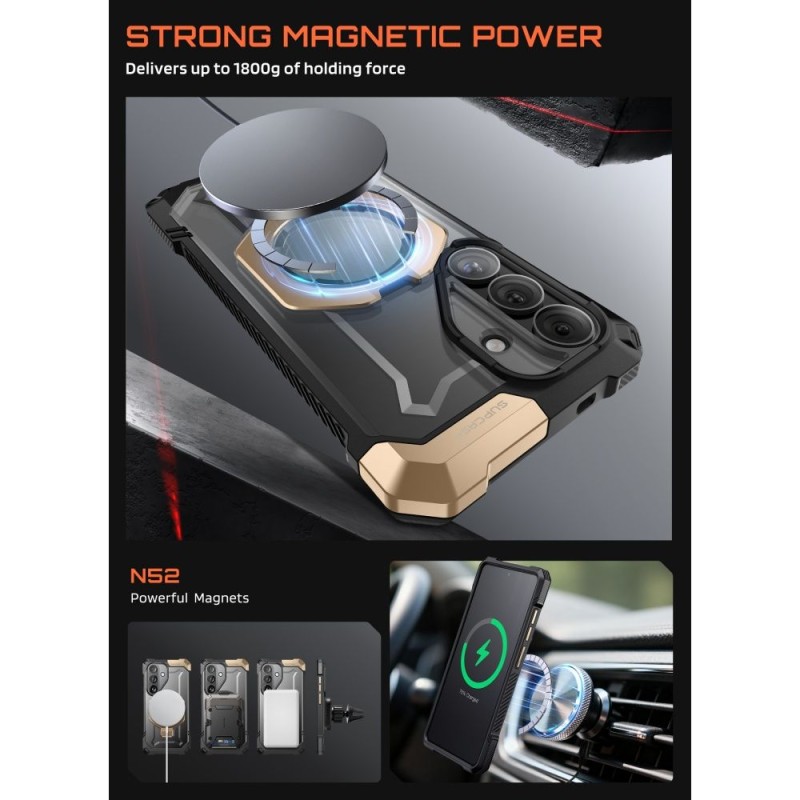 SUPCASE UB Grip Mag MagSafe Защитен хибриден кейс за Samsung Galaxy S26 Desert (Mil-Grade) - SUPCASE UB Grip Mag MagSafe Защитен хибриден кейс за Samsung Galaxy S26 Desert (Mil-Grade) - 843439160835