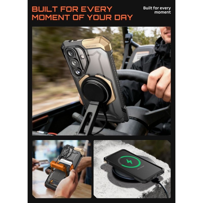 SUPCASE UB Grip Mag MagSafe Защитен хибриден кейс за Samsung Galaxy S26 Desert (Mil-Grade) - SUPCASE UB Grip Mag MagSafe Защитен хибриден кейс за Samsung Galaxy S26 Desert (Mil-Grade) - 843439160835