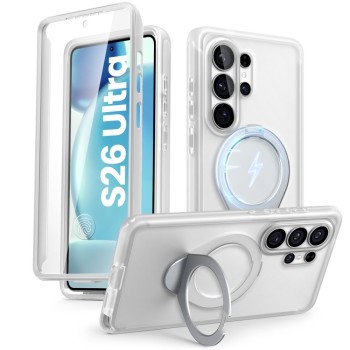 SUPCASE COSMO Mag MagSafe за Samsung Galaxy S26 Ultra Frost Clear (прозрачно мат)