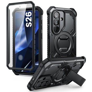 SUPCASE ArmorBox Mag MagSafe - бронирано кейс за Samsung Galaxy S26 (черен)
