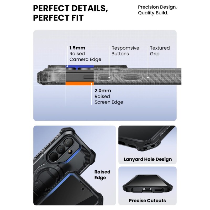 SUPCASE ArmorBox Mag MagSafe - бронирано кейс за Samsung Galaxy S26 (черен) - SUPCASE ArmorBox Mag MagSafe - бронирано кейс за Samsung Galaxy S26 (черен) - 843439160965