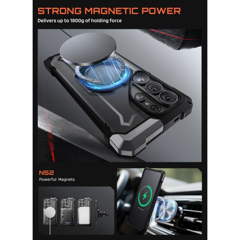 SUPCASE UB Grip Mag MagSafe калъф (пакет 2) за Samsung Galaxy S26 Ultra – Black - 843439161160