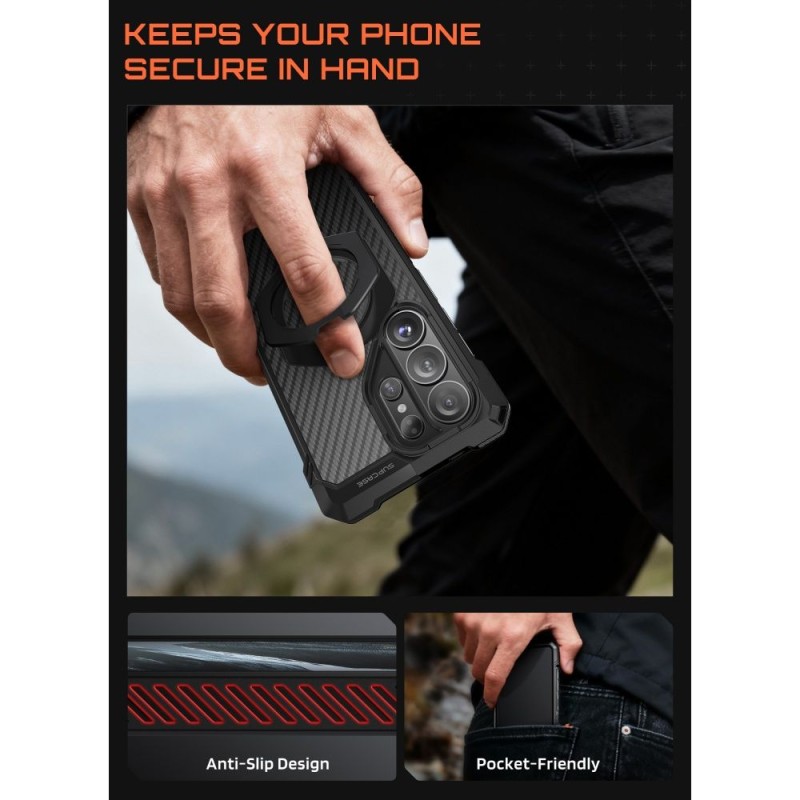 SUPCASE UB Grip Mag MagSafe калъф (пакет 2) за Samsung Galaxy S26 Ultra – Black - 843439161160