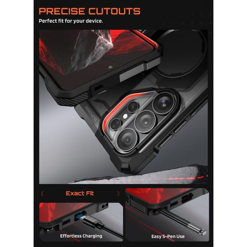 SUPCASE UB Grip Mag MagSafe калъф (пакет 2) за Samsung Galaxy S26 Ultra – Black - 843439161160