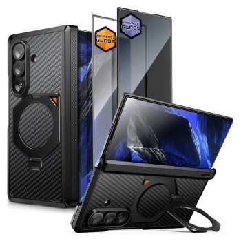 Supcase UB Aero MagSafe 2-Set за Samsung Galaxy Z Fold 8 Ultra (Aramid Black)