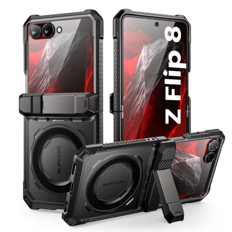 SUPCASE UB Grip Mag Magsafe калъф за Samsung Galaxy Z Flip 8 Black - SUPCASE UB Grip Mag Magsafe калъф за Samsung Galaxy Z Flip 8 Black - 843439162266