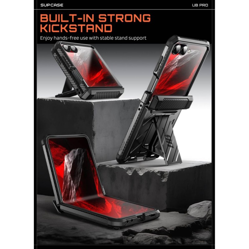SUPCASE UNICORN BEETLE PRO за Samsung Galaxy Z Flip 8 Black (SKU: 843439162280) - 843439162280
