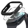 Ringke SLIM 2-PACK за Apple Watch 10 / 11 (46 мм) – прозрачно и матово черно - 8800274964020