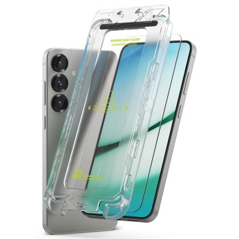 Ringke Easy Slide, закалено стъкло 2 бр. за Samsung Galaxy S24 / S25 (CLEAR)