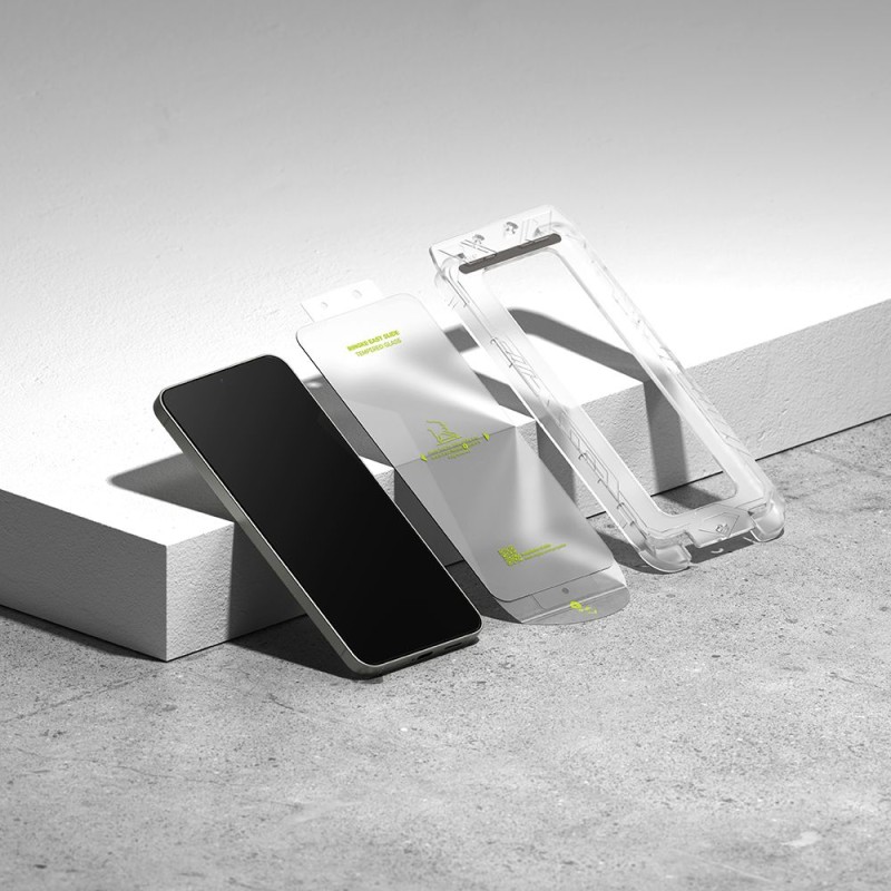 Ringke Easy Slide, закалено стъкло 2 бр. за Samsung Galaxy S24 / S25 (CLEAR) - 8800274968448