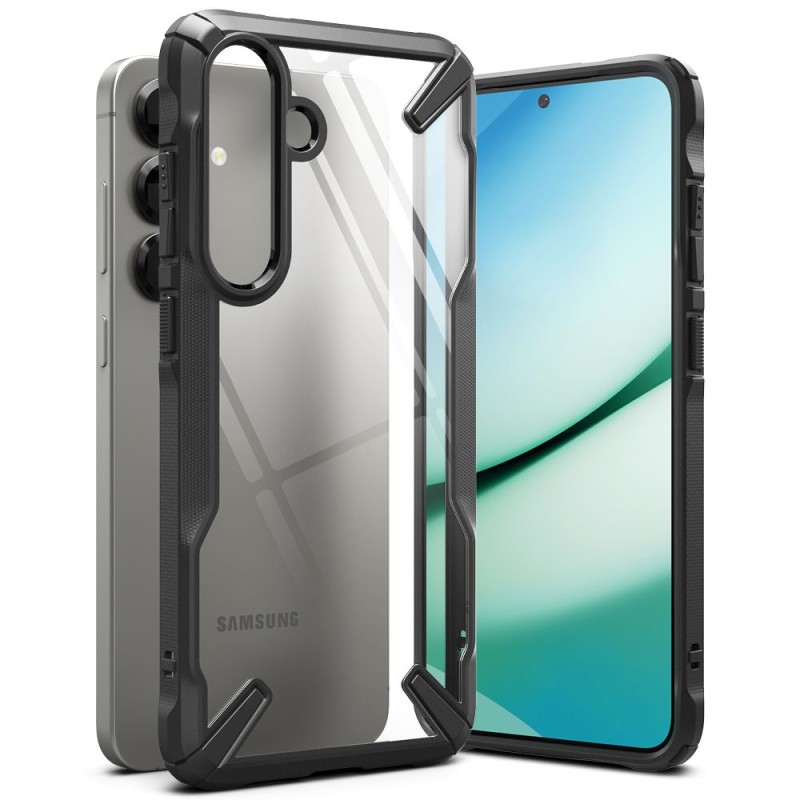 Ringke Fusion X Case за Samsung Galaxy S25+ Plus Black (черен) - Ringke Fusion X Case за Samsung Galaxy S25+ Plus Black (черен) - 8800274968660