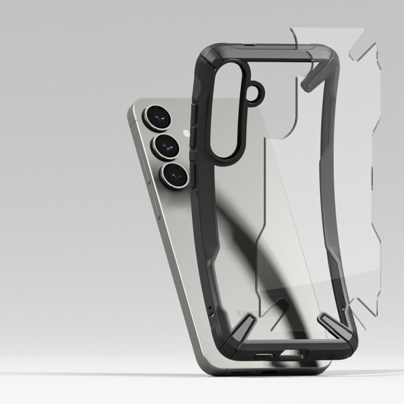 Ringke Fusion X Case за Samsung Galaxy S25+ Plus Black (черен) - Ringke Fusion X Case за Samsung Galaxy S25+ Plus Black (черен) - 8800274968660