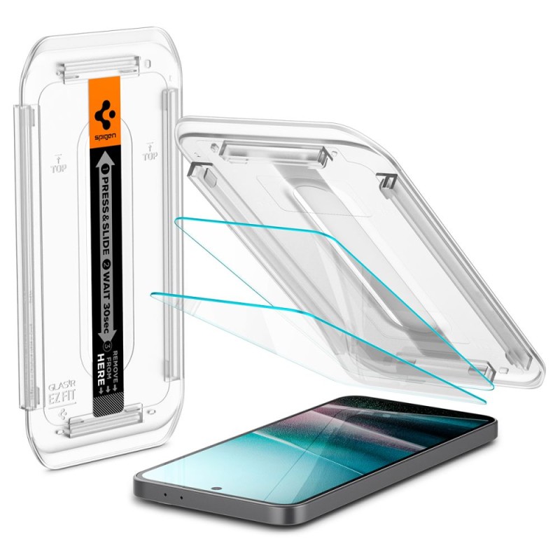 Spigen Glas.tR „EZ Fit Pro” закалено стъкло 2-пак за Samsung Galaxy A36 / A37 5G (Clear) - Spigen Glas.tR „EZ Fit Pro” закалено стъкло 2-пак за Samsung Galaxy A36 / A37 5G (Clear) - 8800283300321-AGL09202