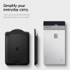 Spigen Urban Fit Wallet с MagSafe магнитна поставка за карти за Samsung Galaxy S (черна) - Spigen Urban Fit Wallet с MagSafe магнитна поставка за карти за Samsung Galaxy S (черна) - 8800283300383-AFA09208