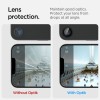 Spigen Optik Pro „EZ Fit” защитно стъкло за камера (2 броя) за iPhone 16E / 17E, черно - 8800283301052-AGL09279