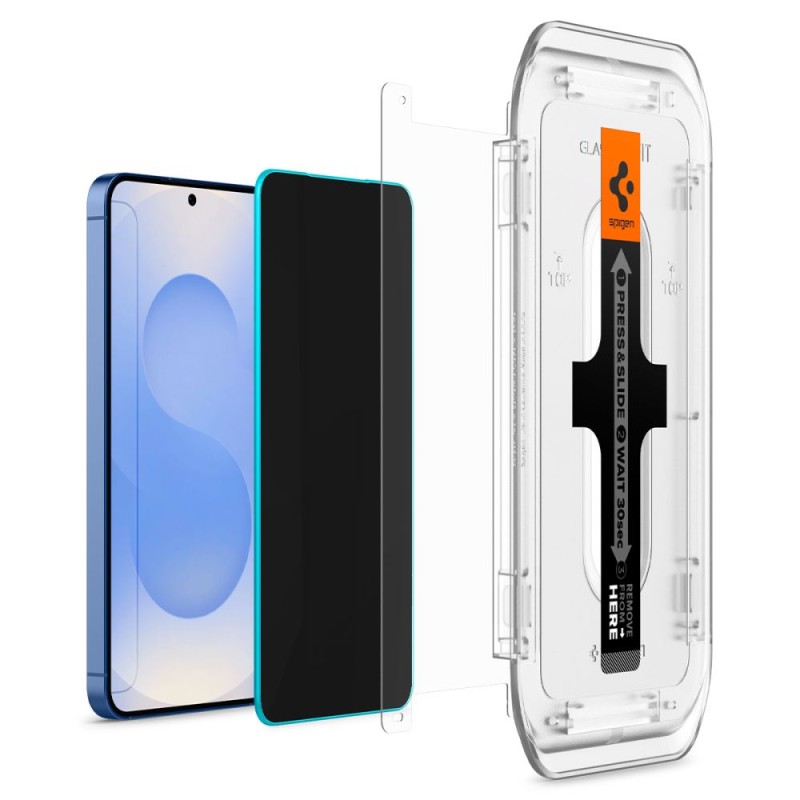 Spigen Glas.TR „EZ Fit” Privacy HD защитно стъкло за Samsung Galaxy S24 / S25 (2 броя) - Spigen Glas.TR „EZ Fit” Privacy HD защитно стъкло за Samsung Galaxy S24 / S25 (2 броя) - 8800283301335-AGL09308