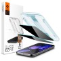 Spigen Glas.TR „EZ Fit” Privacy – закалено стъклено защитно фолио 2 броя за Google Pixel 9 / 9 Pro / 10 / 10 Pro