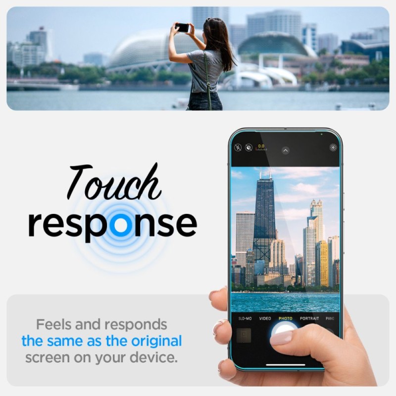 Spigen Glas.TR „EZ Fit” Privacy – закалено стъклено защитно фолио 2 броя за Google Pixel 9 / 9 Pro / 10 / 10 Pro - 8800283301373-AGL09312
