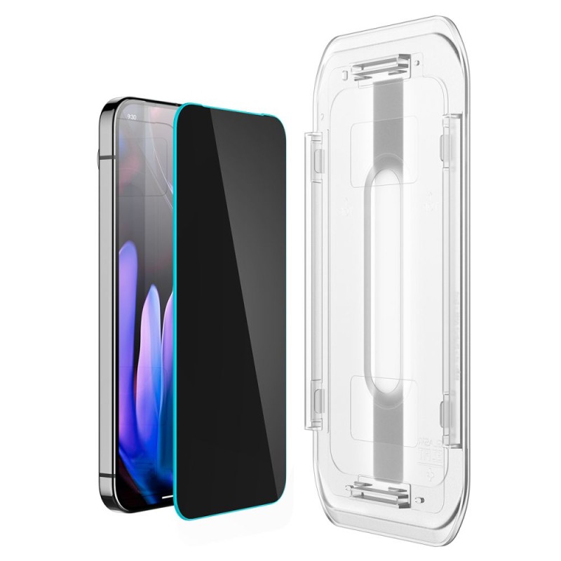 Spigen Glas.TR „EZ Fit” Privacy – закалено стъклено защитно фолио 2 броя за Google Pixel 9 / 9 Pro / 10 / 10 Pro - 8800283301373-AGL09312