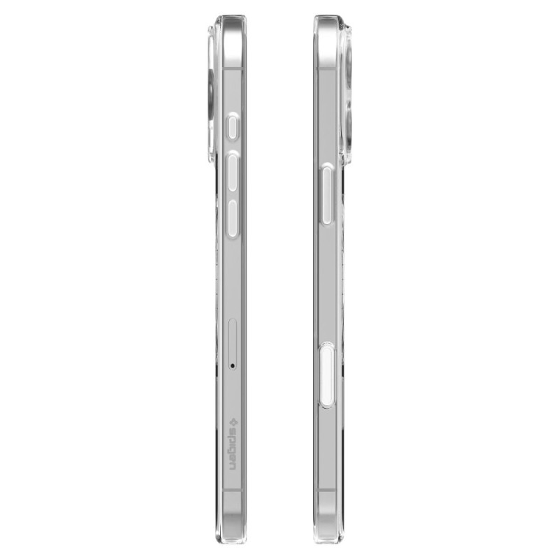 SPIGEN THIN FIT „T” MagSafe iPhone 16 Pro Max Clear/White (прозрачен/бял) - 8800283301403-ACS09315