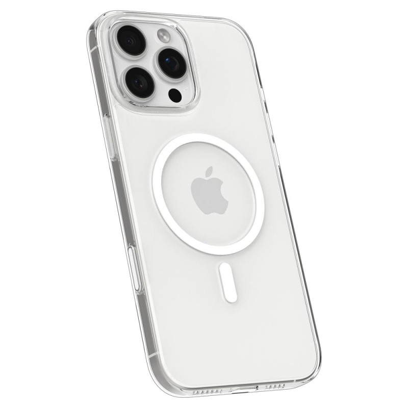 SPIGEN THIN FIT „T” MagSafe iPhone 16 Pro Max Clear/White (прозрачен/бял) - 8800283301403-ACS09315