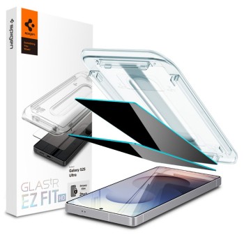 Spigen Glas.TR “EZ Fit” HD Privacy за Samsung Galaxy S25 Ultra (2 броя)