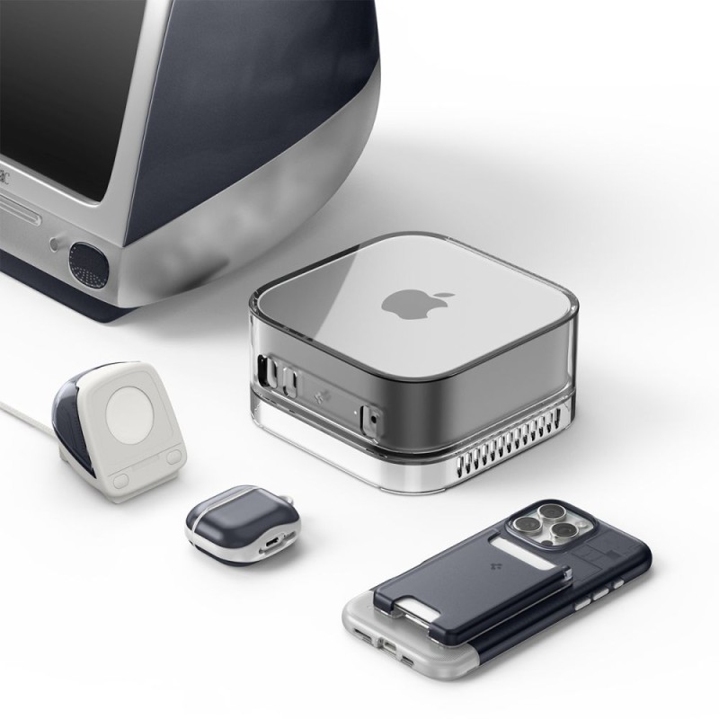 Spigen Classic C1 Поставка за Apple Watch графит - Spigen Classic C1 Поставка за Apple Watch графит - 8800283301656-AMP09340