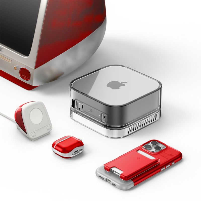 Spigen Classic C1 поставка/зарядна стойка за Apple Watch Ruby - Spigen Classic C1 поставка/зарядна стойка за Apple Watch Ruby - 8800283301663-AMP09341