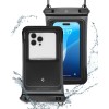 Spigen A611P Универсален водоустойчив плаващ калъф 2 броя (матов черен) - 8800283301731-ACS09348