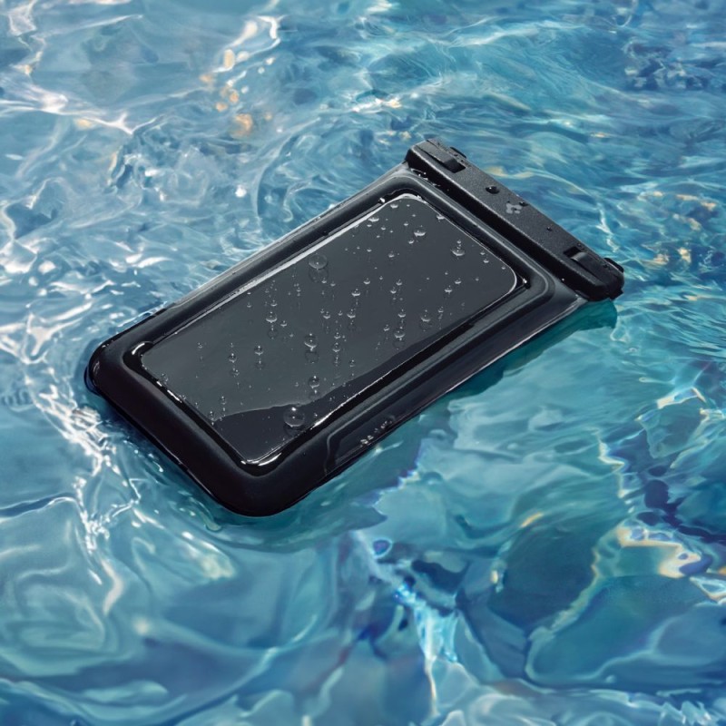 Spigen A611P Универсален водоустойчив плаващ калъф 2 броя (матов черен) - 8800283301731-ACS09348