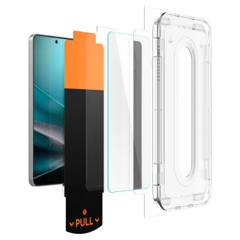Spigen Glas.tR „EZ Fit Pro” закалено стъкло за Samsung Galaxy S25 Edge Clear (9H) Spigen Glas.tR „EZ Fit Pro” закалено стъкло за Samsung Galaxy S25 Edge Clear (9H)