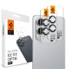 Spigen Optik Pro TR „EZ Fit” протектор за камера от закалено стъкло 2-пак за Galaxy S25 Edge Black (SKU: 8800283302455-AGL09413) - 8800283302455-AGL09413