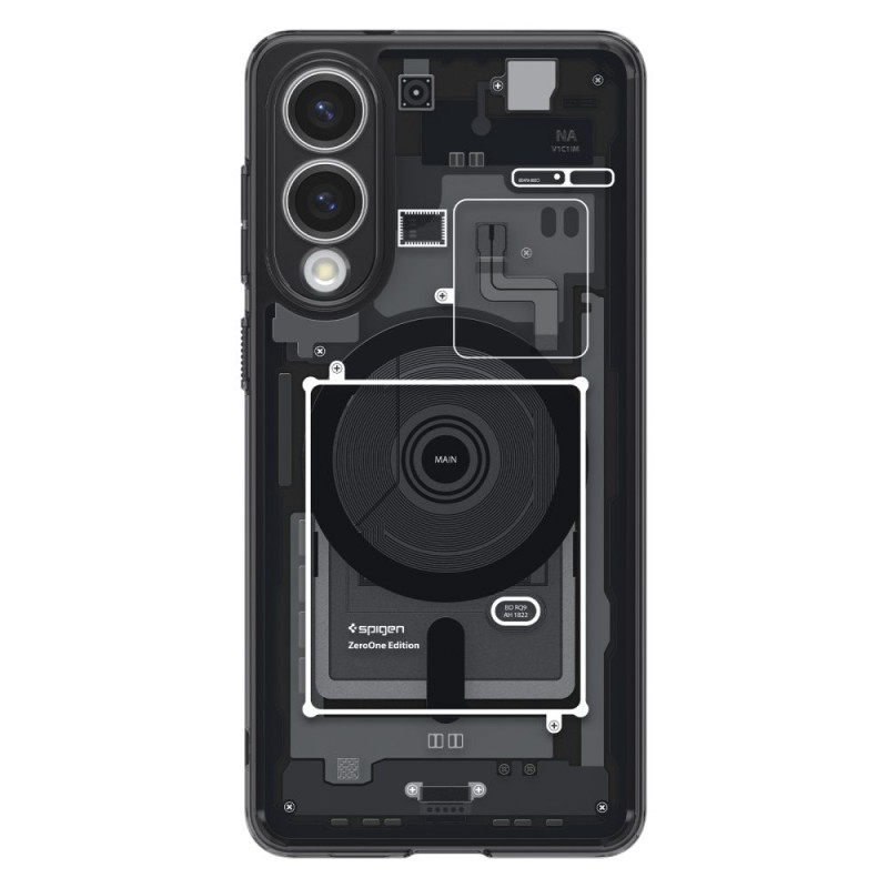 SPIGEN ULTRA HYBRID MAGSAFE кейс за Samsung Galaxy S25 Edge/Zero One Black - SPIGEN ULTRA HYBRID MAGSAFE кейс за Samsung Galaxy S25 Edge/Zero One Black - 8800283302479-ACS09415