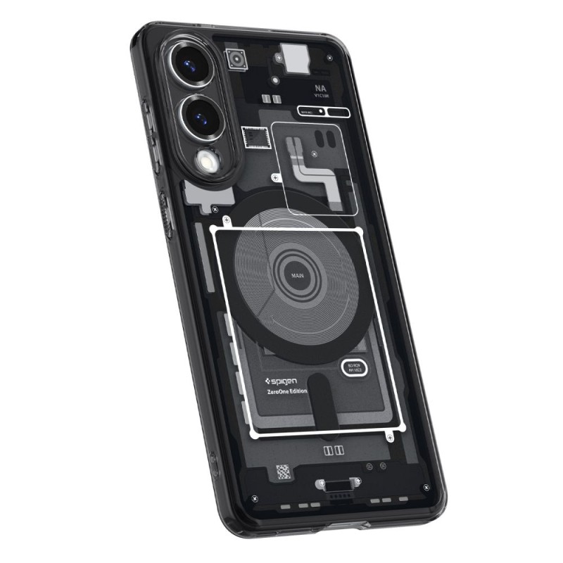 SPIGEN ULTRA HYBRID MAGSAFE кейс за Samsung Galaxy S25 Edge/Zero One Black - SPIGEN ULTRA HYBRID MAGSAFE кейс за Samsung Galaxy S25 Edge/Zero One Black - 8800283302479-ACS09415