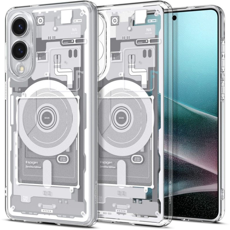 Spigen Ultra Hybrid MagSafe кейс за Galaxy S25 Edge (Zero One) – бял - Spigen Ultra Hybrid MagSafe кейс за Galaxy S25 Edge (Zero One) – бял - 8800283302493-ACS09417