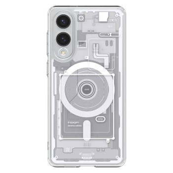 Spigen Ultra Hybrid MagSafe кейс за Galaxy S25 Edge (Zero One) – бял Spigen Ultra Hybrid MagSafe кейс за Galaxy S25 Edge (Zero One) – бял