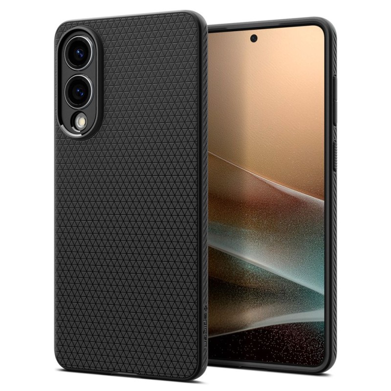 Spigen Liquid Air за Galaxy S25 Edge матово черно - Spigen Liquid Air за Galaxy S25 Edge матово черно - 8800283302523-ACS09420