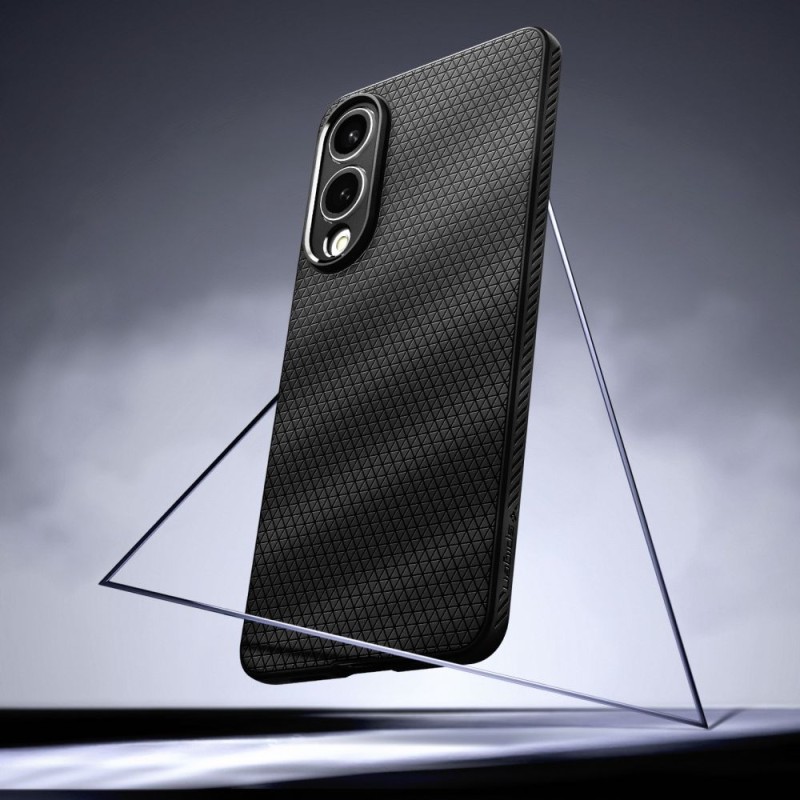 Spigen Liquid Air за Galaxy S25 Edge матово черно - Spigen Liquid Air за Galaxy S25 Edge матово черно - 8800283302523-ACS09420