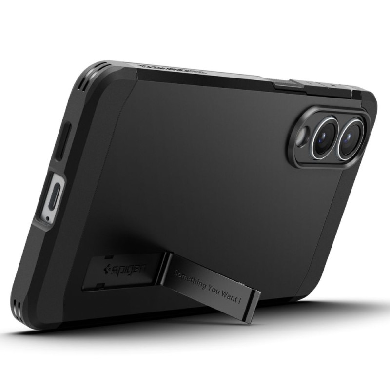 Spigen Tough Armor MagSafe кейс за Galaxy S25 Edge (черен) - 8800283302547-ACS09422