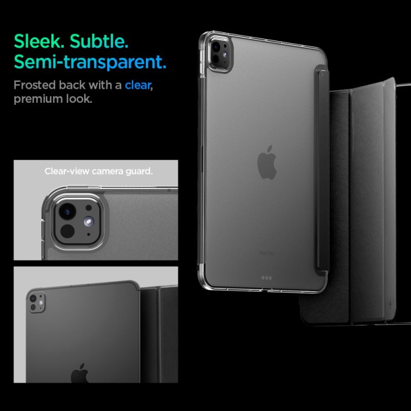 Spigen Liquid Air Folio за iPad Pro 11” (5/6 2024-2025) Black - 8800283302721-ACS09440