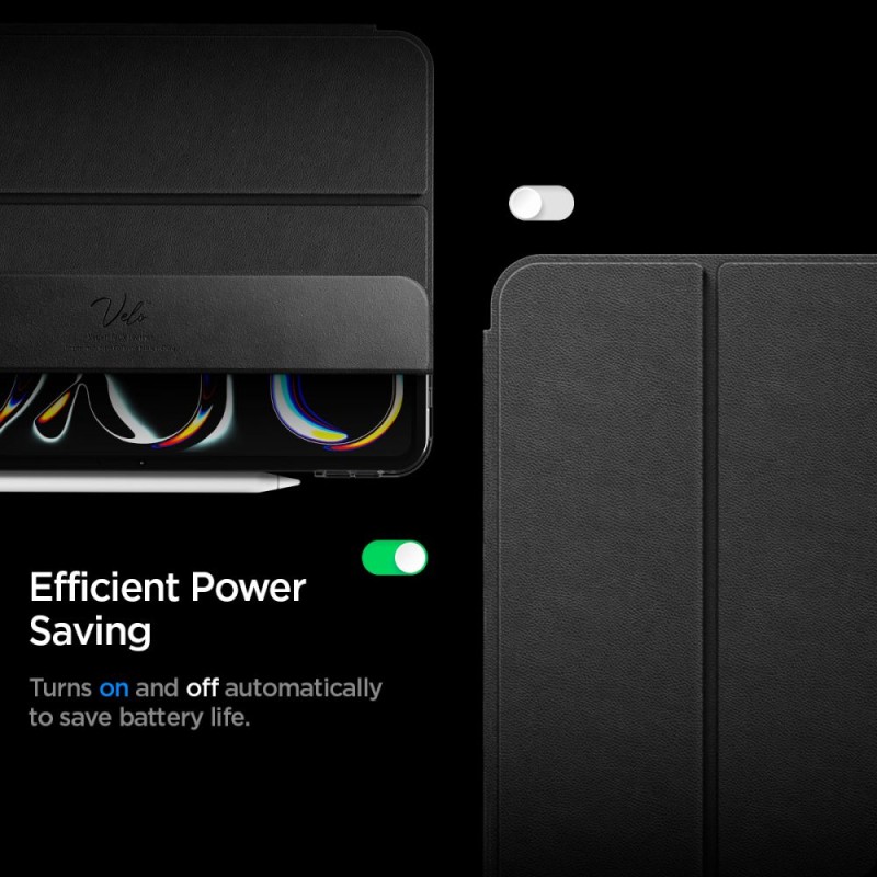 Spigen Liquid Air Folio за iPad Pro 11” (5/6 2024-2025) Black - 8800283302721-ACS09440