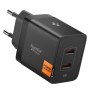 SPIGEN ESSENTIAL EE472EU 2-порт зарядно за мрежа GaN Pro 47W черно