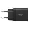 SPIGEN ESSENTIAL EE472EU 2-порт зарядно за мрежа GaN Pro 47W черно - SPIGEN ESSENTIAL EE472EU 2-порт зарядно за мрежа GaN Pro 47W черно - 8800283302912-ACH09457