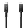 SPIGEN EB10010CC Essential USB-C към USB-C кабел 100W, 100 см, черен - SPIGEN EB10010CC Essential USB-C към USB-C кабел 100W, 100 см, черен - 8800283302936-ACA09459