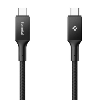 SPIGEN EB10010CC Essential USB-C към USB-C кабел 100W, 100 см, черен